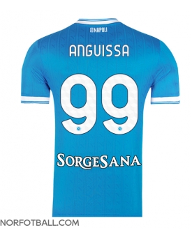 Billige Fotballdrakt SSC Napoli Frank Anguissa #99 Replika Hjemmedrakt 2025-26 Kortermet